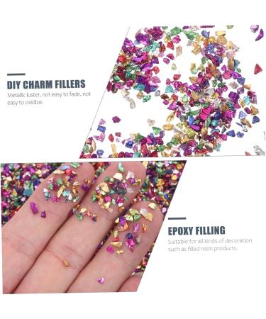 Beaupretty Metallic Chips 1 Glass Chip Nail Stickers 3d Flash Colored Vases 0.5X0.3cm Colorful - Buy Online on GoSupps.com