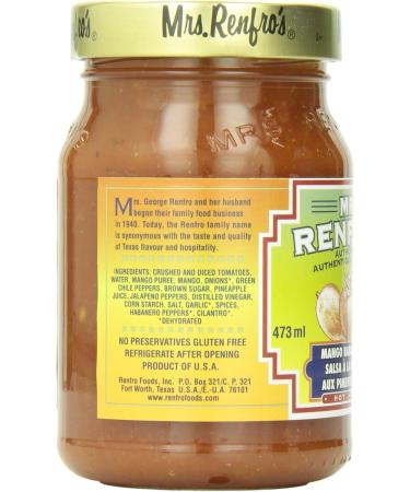 Mrs. Renfro's Mango Habanero Salsa 6-Count - Buy Online on GoSupps.com