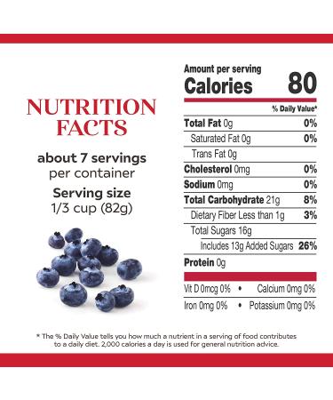 Duncan Hines Comstock Simply Blueberry Pie Filling 21oz (Pack of 8) - Delicious and Easy to Use! - Buy Online on GoSupps.com