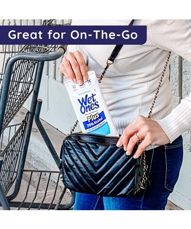 Wet Ones 70% Alcohol Hand Sanitizing Wipes - 20 Count, Pack of 10 - Kills 99.99% of Germs - Bulk Buy - Buy Online on GoSupps.com