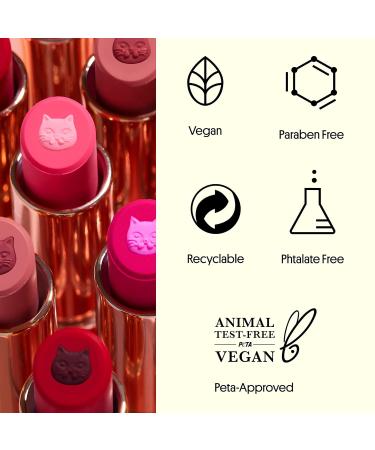 Winky Lux Purrfect Pout Lip Stain - Semi-Sheer Natural Lipstick with Jojoba Oil & Vitamin E - Buy Online on GoSupps.com