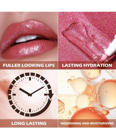 FOCALLURE Glitter Lip Gloss | High Shine Shimmer Lipstick | Long Lasting Hydrating Lipcolor | Non-Sticky Lightweight Formula - Shop Internationally - Buy Online on GoSupps.com