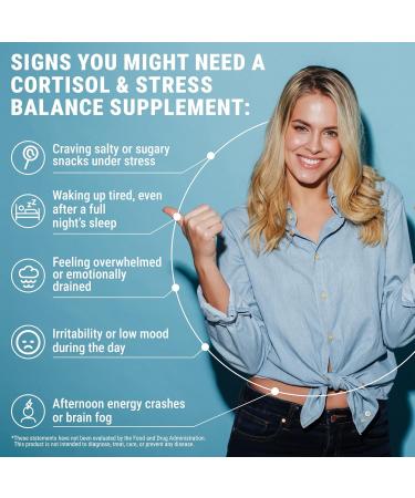 LEGRANO Cortisol Manager Supplements for Women & Men with Ashwagandha L-Theanine Magnesium Glycinate Rhodiola Ginseng Cortisol Reducer & Adrenal Support 90 Capsules Calm Focus Balance - Buy Online on GoSupps.com