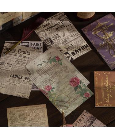 180 Sheets Vintage Scrapbook Paper Craft Kit for Bullet Journals and Planners - Buy Online on GoSupps.com