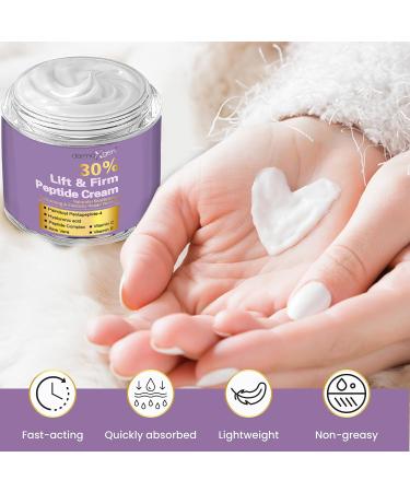 30% Matrixyl 3000 Face Cream - Anti-Aging Skin Elasticity Repair with Peptides Vitamins C & E Hyaluronic Acid & Aloe Vera - Firming & Lifting Solution (1.7 fl oz - Buy Online on GoSupps.com