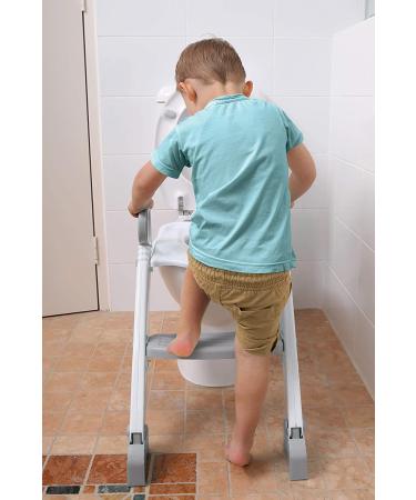 Dreambaby Step-Up Potty Training Toilet Topper - 2-Level Adjustable - Grey/White | Model L6016 - Buy Online on GoSupps.com
