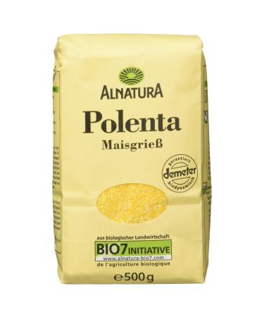 Alnatura organic polenta gluten-free vegan pack of 6 (6 x 500 g)