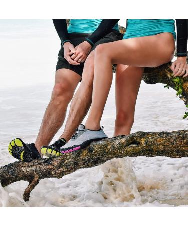 HIITAVE Men's Barefoot Water Shoes - Quick Dry Aqua Socks for Outdoor Sports - Navy, Size 11 - Buy Online on GoSupps.com