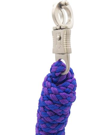 Pfiff 101933 Braided Lead Rope with Panic Hook - Blue 210 cm | International Shipping Available - Buy Online on GoSupps.com