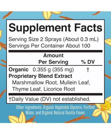 MaryRuth Organics Throat Spray (Vanilla) & Lymphatic Cleanse Drops | USDA Organic Clean Label Project Verified | Vitamins for Throat Relief Immunity & Overall Health | Vegan Gluten Free Non-GMO - Buy Online on GoSupps.com