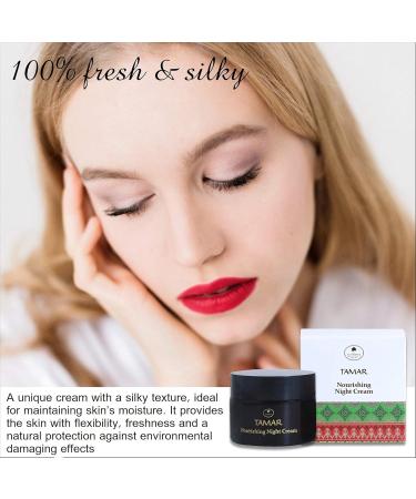 Schwartz Tamar Nourishing Night Cream - Anti-Aging Facial Moisturizer with Date & Pomegranate Extract SLS & Paraben Free 1.7 Fl. Oz Smooth Fine Lines - Buy Online on GoSupps.com