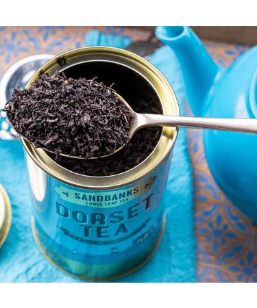 Dorset Tea Sandbanks English Breakfast Loose Leaf Tea Tin 125g | Rainforest Alliance Certified | Perfect Tea Gift for Him or Her | Black Loose Leaf Tea Sunshine Blend 125g (Pack of 1) - Buy Online on GoSupps.com
