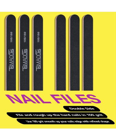 TsMADDTs 12PCS Nail Files and Buffers Set - Professional Nail Care Tools Kit for Women and Girls - Buy Online on GoSupps.com