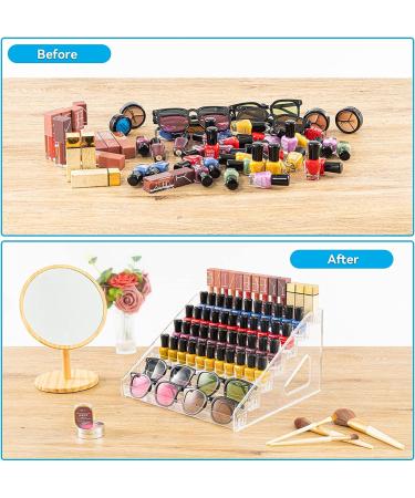 Pero Pero 7-Layer Upgraded Acrylic Nail Polish Organizer - Large Capacity Storage Rack for Nail Polish and Paint - Easy 1-Minute Installation - Buy Online on GoSupps.com