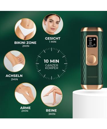 IPL Laser Hair Removal Device with Cooling Function | 990 000 Light Impulses | Painless Hair Removal for Men & Women | 5 Levels Program - Buy Online on GoSupps.com