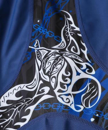 HUGE SPORTS Men's Splice Swim Shorts Compression Jammer - Long Wild Series L Devil Fish - Swimwear for Competition & Training - Buy Online on GoSupps.com