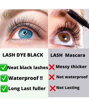 Liber Beauty Lash Tint Kit Eyebrow Eyelash Dye Kit Black At Home DIY Salon Professional Training kit Long Time kept Lash Tinting Black Lasting 8 weeks (Black lash dye kit) - Buy Online on GoSupps.com