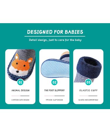 Eocom Baby Boy Girl Animal Moccasins 18-24 Months - Squirrel Slipper Winter Shoes - Buy Online on GoSupps.com