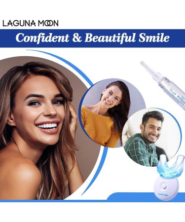 Shop Lagunamoon Teeth Whitening Kit - Gel & LED Light for a Bright Smile | International Shipping Available - Buy Online on GoSupps.com