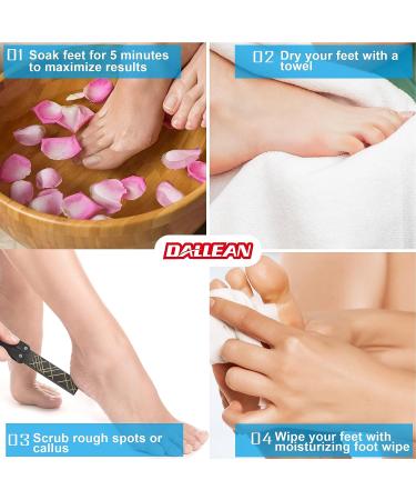 Nano Glass Foot File: Foldable Foot Scrubber for Callus Removal | 2-Sided Foot Rasp for Smoothing Rough Skin | Crystal Pedicure Tool Portable for Travel - Buy Online on GoSupps.com