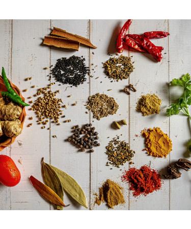 Organic Indian Spices Set | 13 Pc. Three Sisters | Authentic Traditional Flavors - Turmeric, Cumin, Cardamom, Garam Masala, Coriander | Cookbook Essential - Buy Online on GoSupps.com