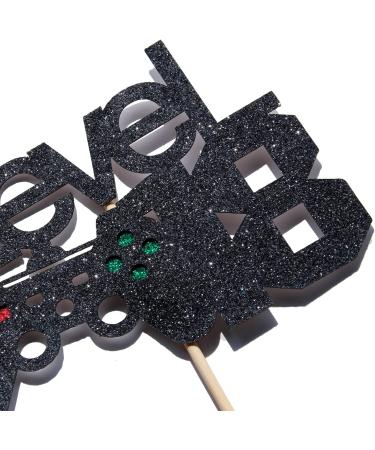 Black Glitter Level 18 Cake Topper - Level Up 18th Birthday Cake Topper - Happy 18th Birthday 18 Year Old for Gamer Theme Party Decorations - Buy Online on GoSupps.com