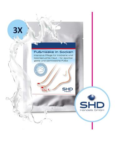 Hydrating Foot Mask for Stressed Dry Skin 3x1 Pair | Wellness Foot Care - Buy Online on GoSupps.com