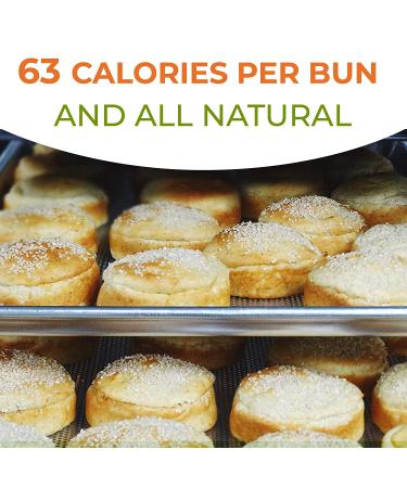 SmartBuns Sesame Gluten-Free, Sugar-Free, Carb-Free Buns - Box of 6 Singles - Buy Online on GoSupps.com
