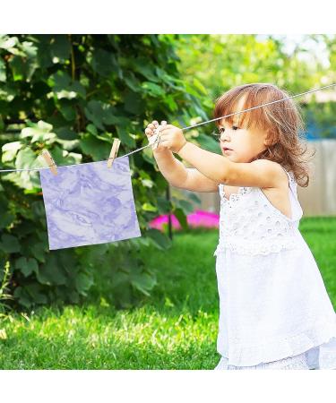 SUABO Soft Cotton Bath Washcloths Set - Purple White Cracked Marble Design - Absorbent & Quick Drying Towels for Bathroom, Spa, Gym, Kitchen - 4 Pack - Buy Online on GoSupps.com