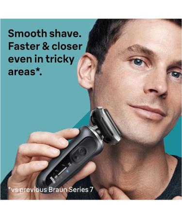Braun Electric Shaver for Men Series 7 7171cc Wet & Dry Shave Turbo & Gentle Shaving Modes & Clean and Renew Refill 3 Count Electric Shaver + Refill 3 Count - Buy Online on GoSupps.com