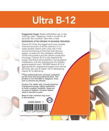 Now Foods Ultra B-12 - 4 oz. ( 2 pack ) - Buy Online on GoSupps.com