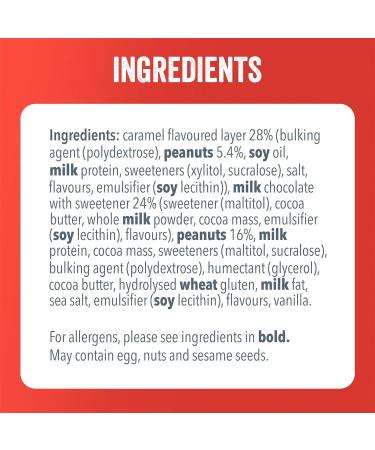 SlimFast Advanced Keto Fuel Bar - Nutty Caramel, Low Sugar & Chocolate Coated - 5 Count Pack - Buy Online on GoSupps.com