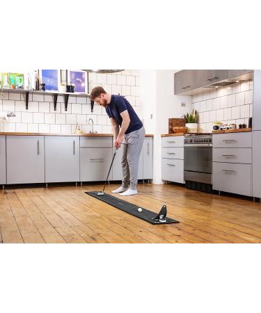 PuttOut Slim Golf Putting Mat - Green | 94.5 x 9.8 - Gray - Buy Online on GoSupps.com
