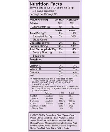 Pamela's Products Gluten Free Biscuit & Scone Mix - 13 oz | Easy Baking - Buy Online on GoSupps.com