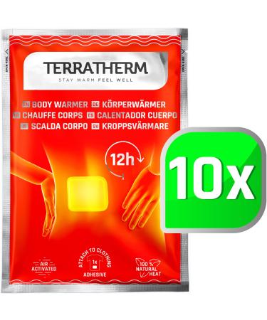 Heat Patch Back Neck and Shoulders 12h Soothing deep Heat Back Warmer Body Warmer self-Adhesive and air Activated 10 Pieces