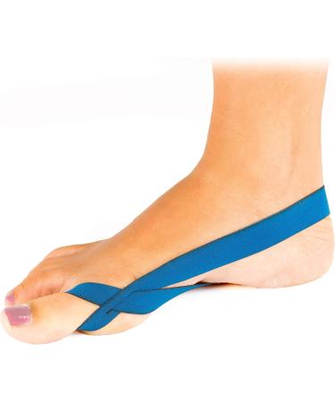 Compressana Tape Loops for Hallux Valgus & Hammer Toes - Silicone-Free Toe Spreader - Size 37-38 - Ocean III - Best Correction Solution - Buy Online on GoSupps.com