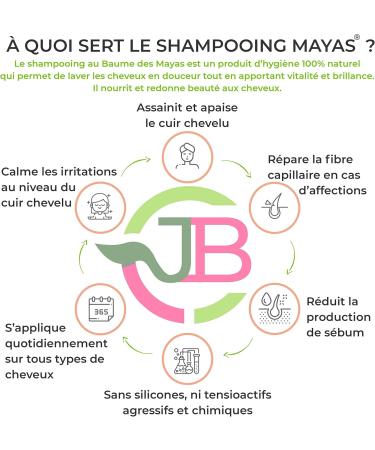 BAUME DES MAYAS - Mayan Shampoo - For Irritated Problematic or Itchy Scalp - 100% Natural Composition - 250 ml - Buy Online on GoSupps.com