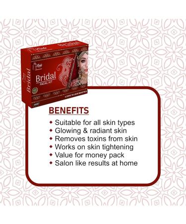 Bridal Facial Kit for Women & Men | Beauty Parlour Facial Set of 5 - 275g | Perfect for Radiant Skin - Buy Online on GoSupps.com