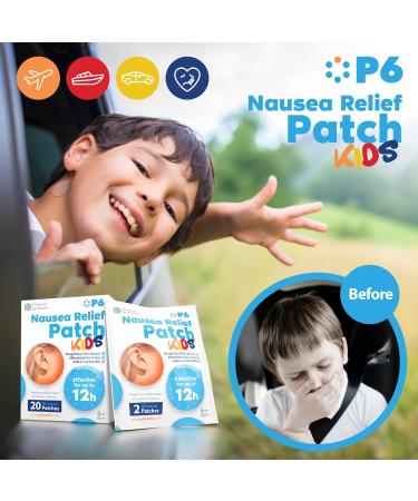 P6 Motion Sickness Patches for Kids - All-Natural Sea & Car Travel Relief - Non-Drowsy Safe Patches for Happy Journeys - Buy Online on GoSupps.com