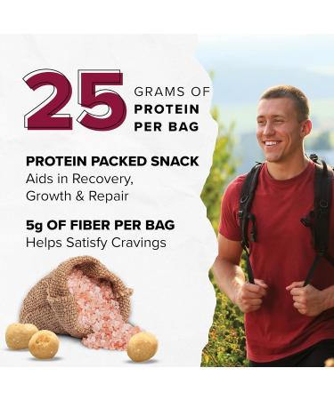Ready Protein Puffs Guilt-Free High-Protein Crunchy Snack 25g Plant-Based Protein Vegan Gluten-Free No Artificial Flavors Pink Himalayan Sea Salt (Case of 6 2.5 oz Bags) Pink Himalayan Sea Salt 2.5 Ounce (Pack  - Buy Online on GoSupps.com