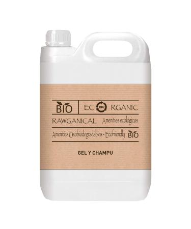 MAXIMUM AMENITIES 5 Liter Bottle Shower Gel and Shampoo 2 in 1 Dermatologically Tested Refreshing Formula Hair and Body 5 Liter Container