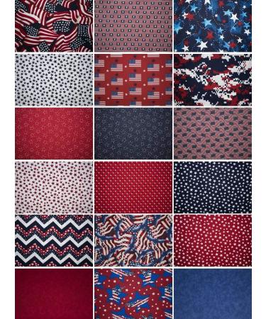 Made in USA Collection: 40 Pre-cut 2.5 Quilting Fabric Strips - Buy Online on GoSupps.com