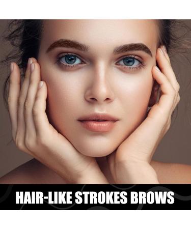  KALOEY Eyebrow Pencil Microblading Eyebrow Pencil 2 in 1 Double Ended 3D with 2 Forked Tips for a Natural Look and Long-Lasting Results - Buy Online on GoSupps.com