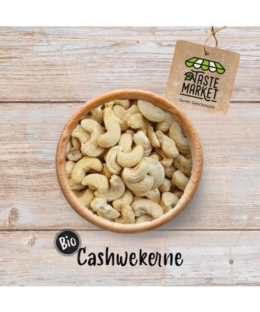 Organic Cashew Nuts 1kg - Controlled Cultivation | Natural Product | Taste Market - Buy Online on GoSupps.com