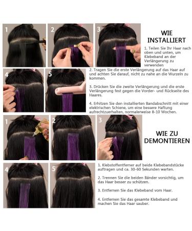 Buy Hotlulana 20-Inch Real Hair Tape-In Extensions - Chestnut Brown to Blonde Highlights (#P6/613) - 100% Natural Skin Weft 50g 20pcs - Buy Online on GoSupps.com