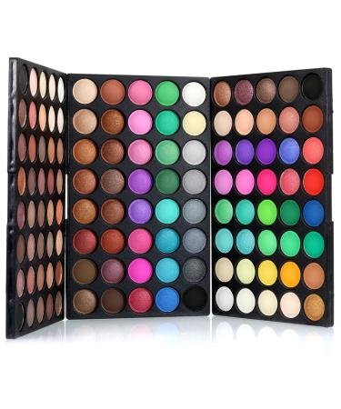 120 Colors Glitter Eyeshadow Palette - Long Lasting Waterproof & Highly Pigmented - All-in-One Makeup Kit & Holiday Gift Set for Women & Girls - Buy Online on GoSupps.com