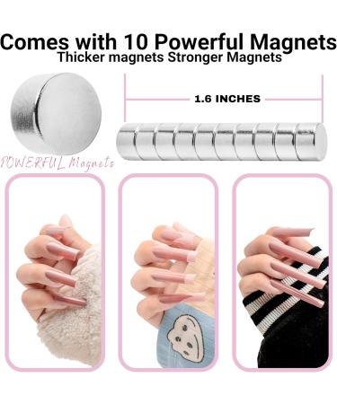 Yaya Acrylic False Nail Clippers with Magnets - Precision Nail Tip Cutter for Salon & Home Manicure - Baby Pink - Buy Online on GoSupps.com