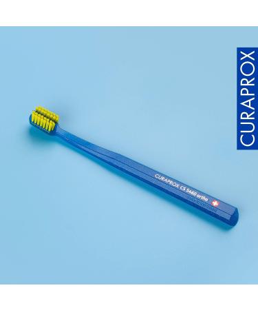 Curaprox CS 5460 Ultra-Soft Orthodontic Toothbrush for Braces | Ultra-Fine Filaments, Compact & Slightly Angled Head - Buy Online on GoSupps.com