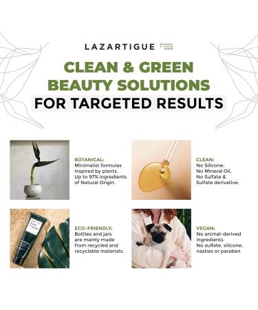 Lazartigue Nourishing Shampoo Bar | Vegan & Plastic-Free Hair Care | 93% Natural Hydrating & Nourishing for All Hair Types | Softens Hair & Restores Suppleness | 2.65 Oz - Buy Online on GoSupps.com