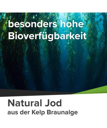 Surpresa Natural - High-Dose Natural Iodine Capsules from Kelp | 900 Tablets Vegan & Salt-Free | Laboratory Tested Made in Germany | 30-Month Supply (5 Pack) - Buy Online on GoSupps.com